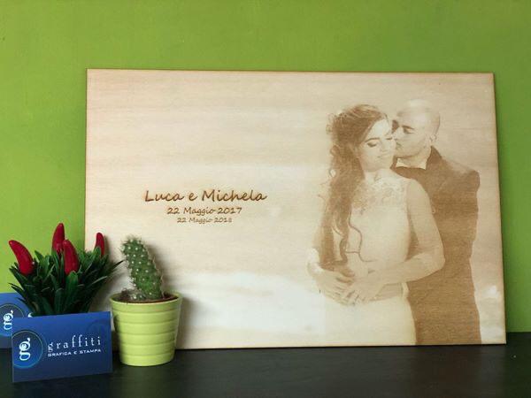 Foto Incisa su Legno