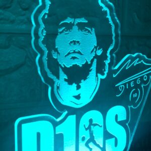 Lampada Maradona LED 2