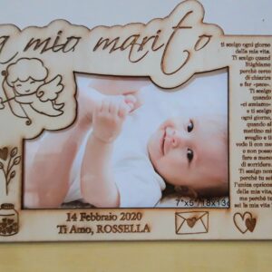 Cornice Amore in Legno
