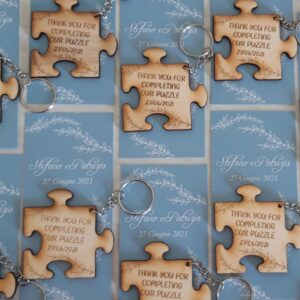 Segnaposto Puzzle in legno