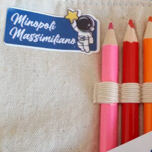 Etichette scuola in pvc