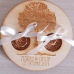 Albero porta fedi in legno