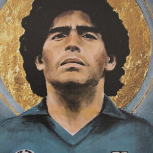 Stampa su tela Maradona