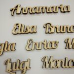Segnaposto Nomi in legno