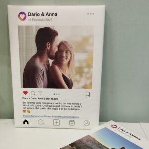 Stampa su tela San Valentino