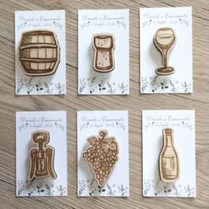 Segnaposto tema Vino